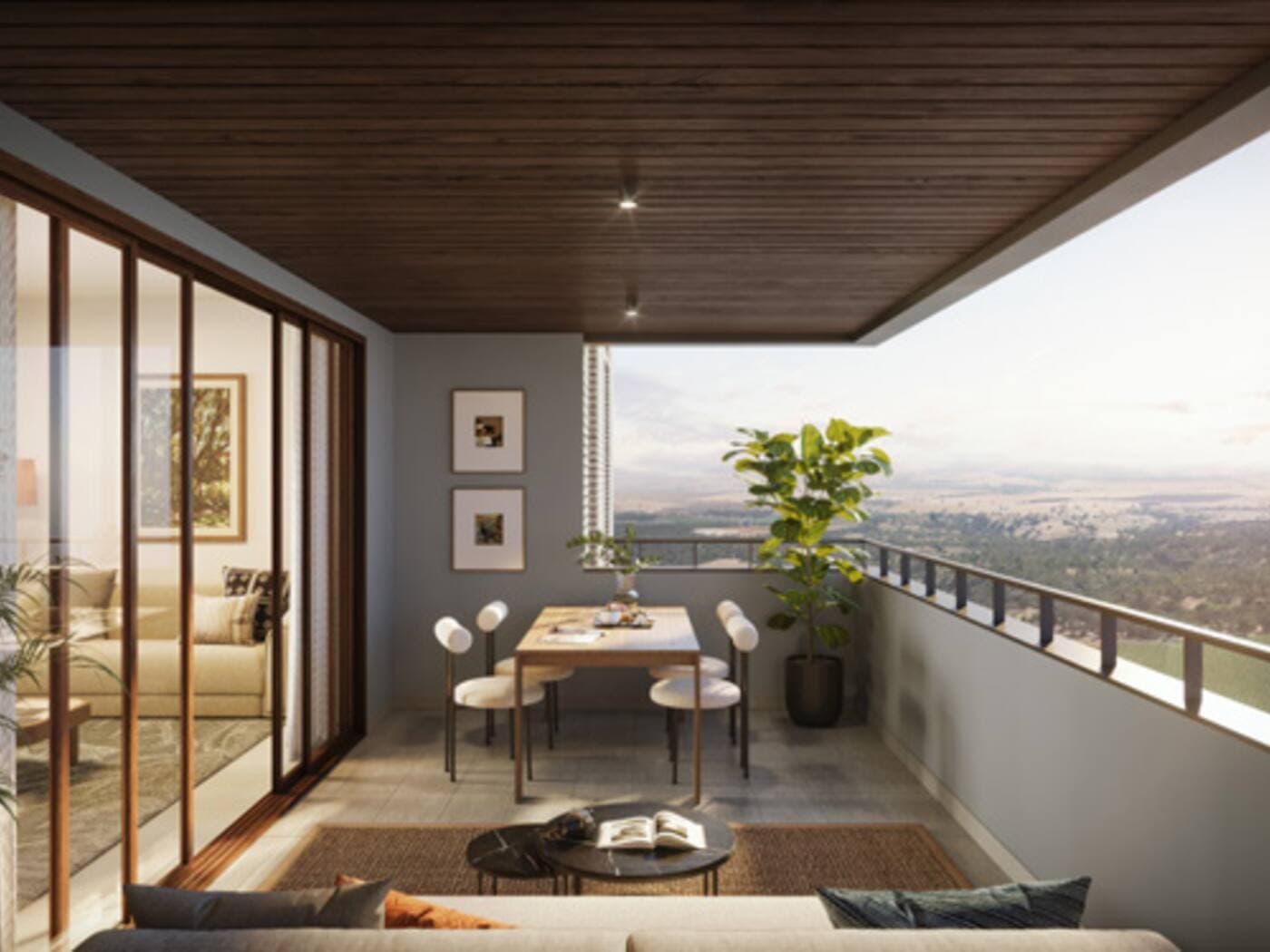 Assetz Codename Sublime apartment terrace balcony view by Assetz Property Group located off Hoskote, East Bengaluru